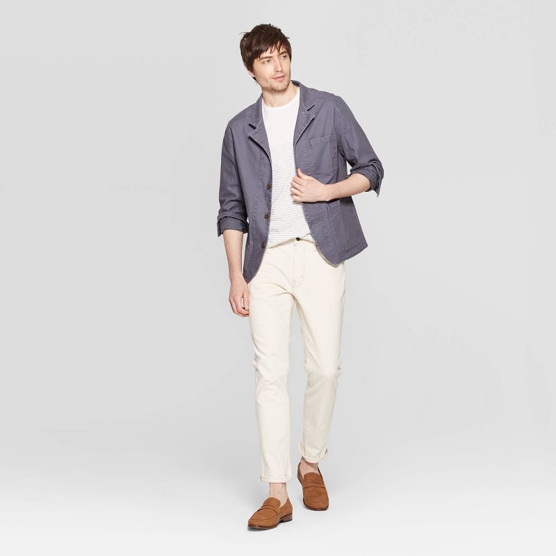 Men's Casual Fit Lightweight Chore Jacket - Goodfellow & Co™ Gray 2XL