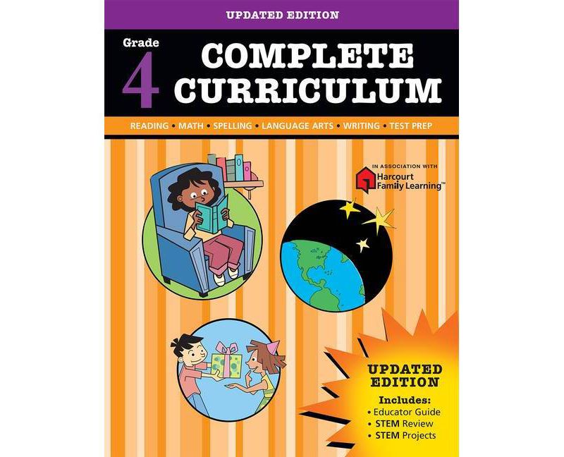 Complete Curriculum: Grade 4 - (Flash Kids Harcourt Family Learning) (Paperback)