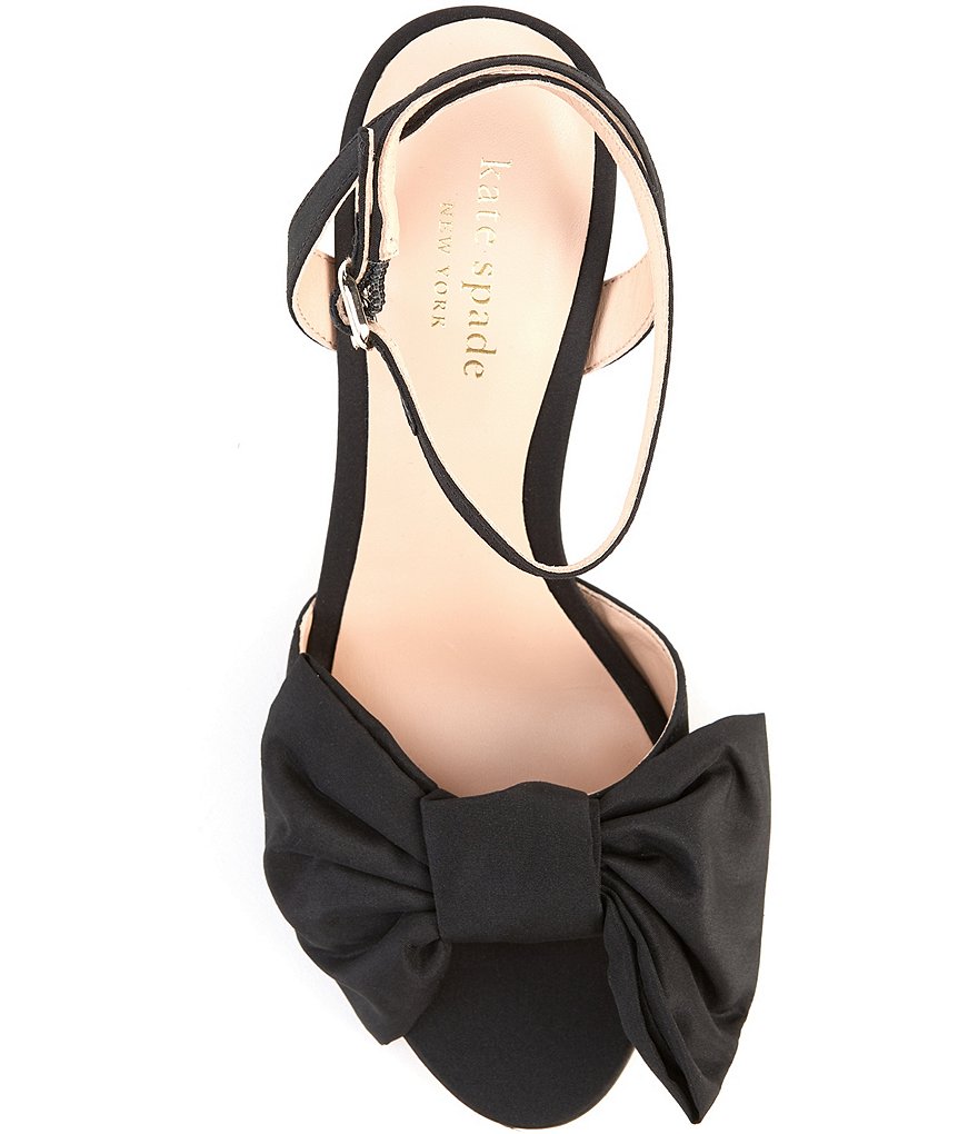 kate spade new york Gloria Bow Detail Ankle Strap Dress Sandals