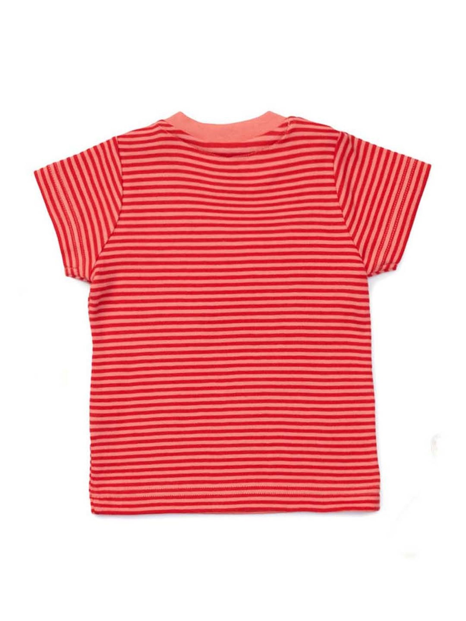 Pranava Kids Purple & Red Printed T-Shirt (Pack of 2)