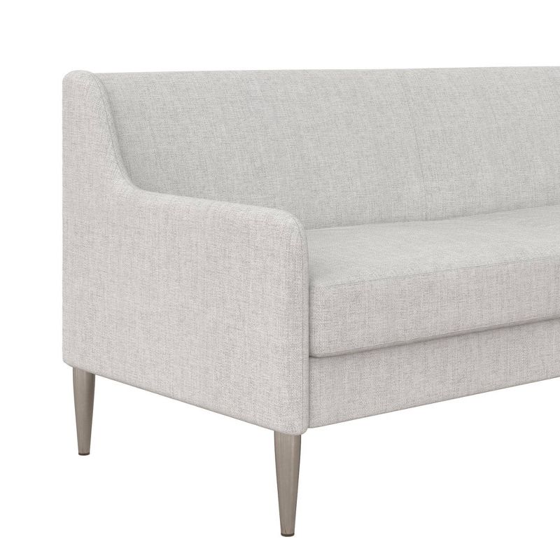 Virginia Modern Sofa Light Gray Linen - CosmoLiving by Cosmopolitan