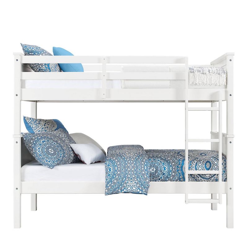Twin over Twin Maxton Bunk Bed White - Dorel Living