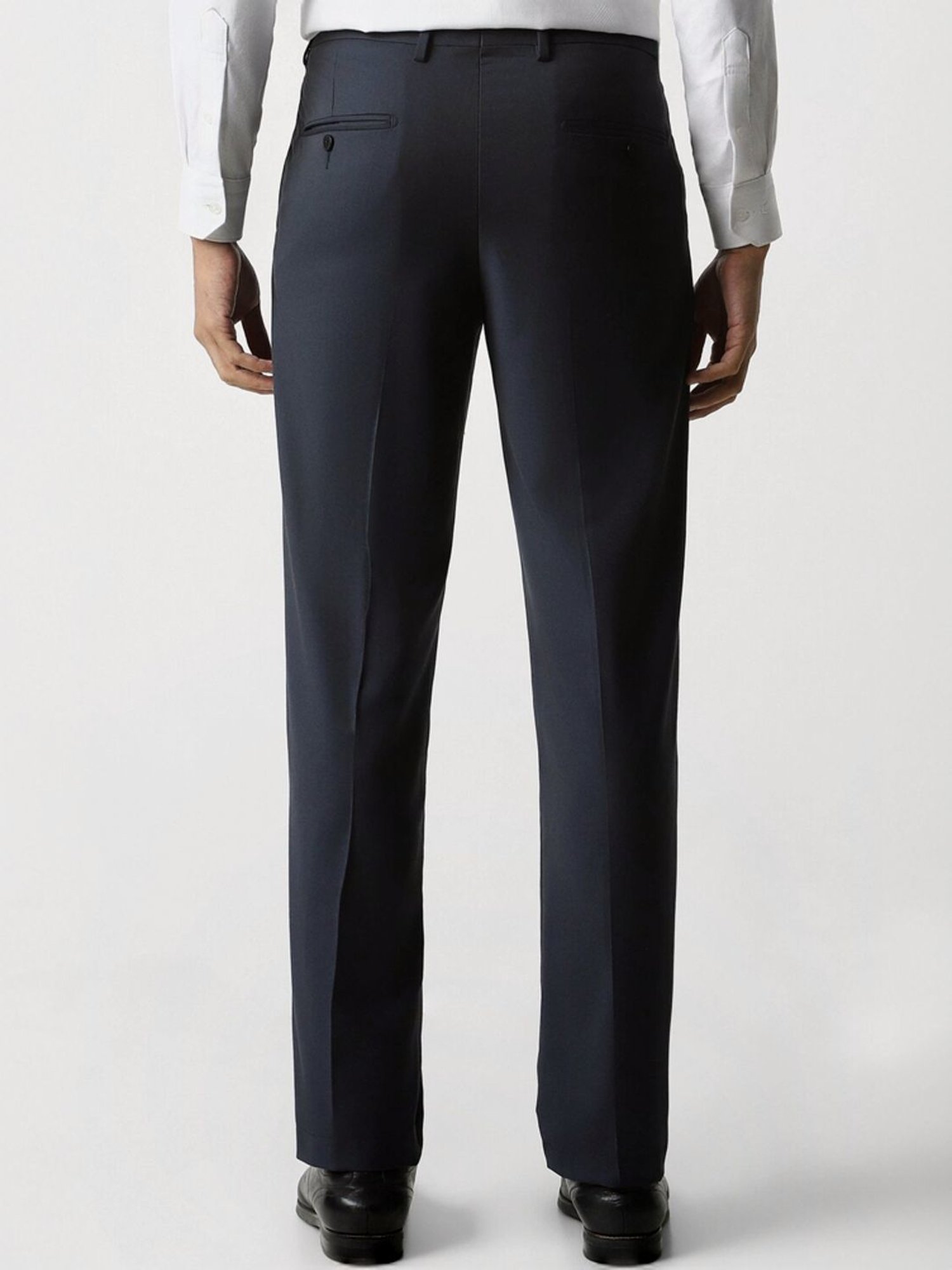 Van Heusen Navy Regular Fit Trousers