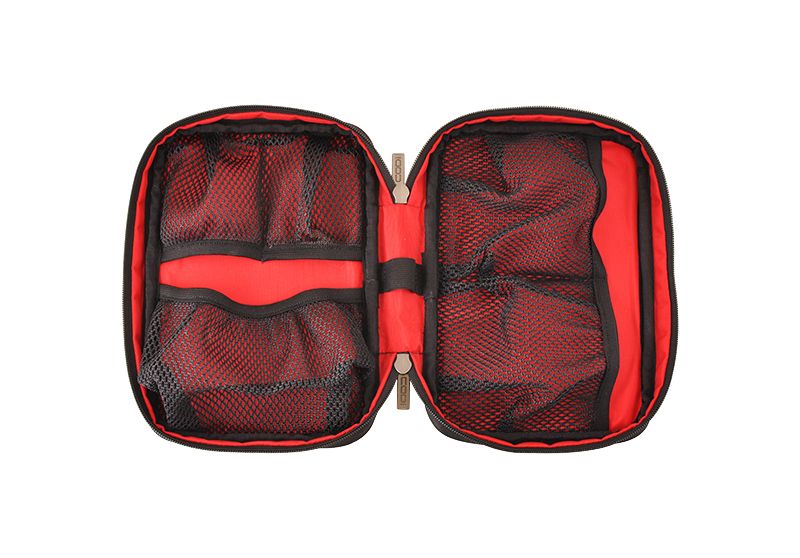 Codi Carrying Case Accessories, Power Adapter, Cable, Stylus, Mouse - Black, Red - Wear Resistant, Tear Resistant - 1680D Ballistic Polyester