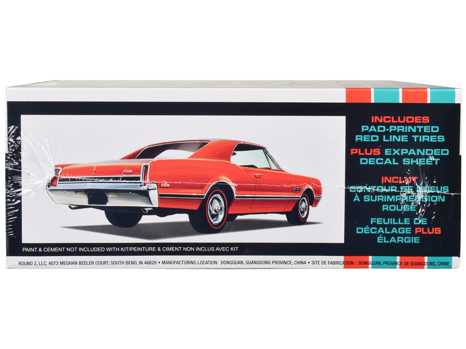 Skill 2 Model Kit 1965 Oldsmobile 88 "Modified Stocker" 1/25 Scale Model by AMT