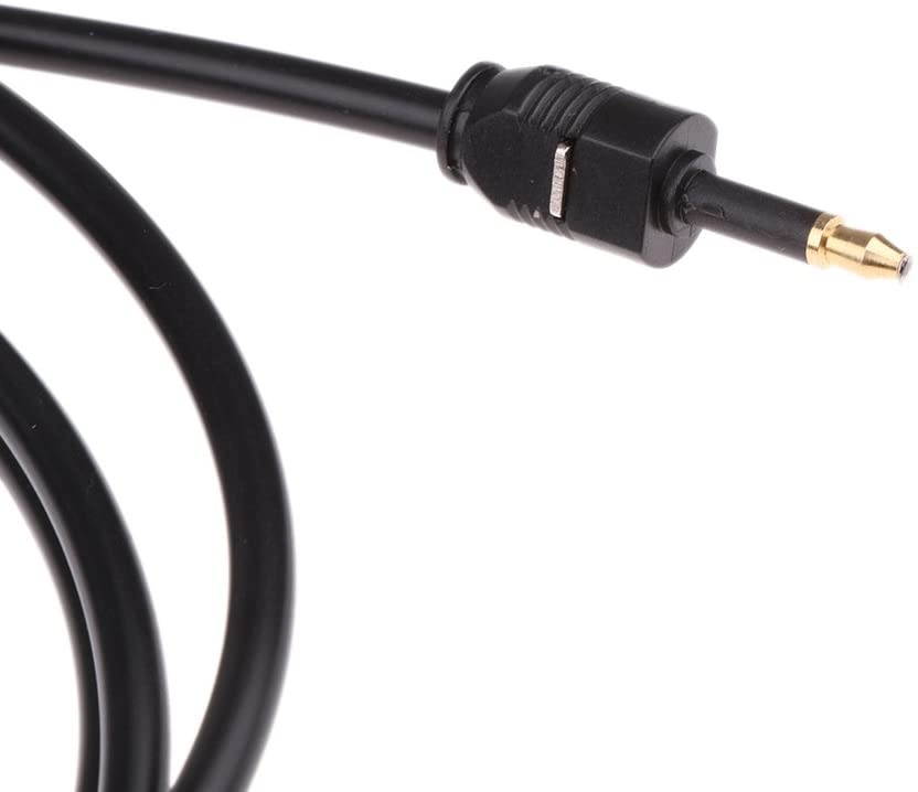 TosLink Male to 3.5mm Male Digital Optical Audio Cable Lead 3ft