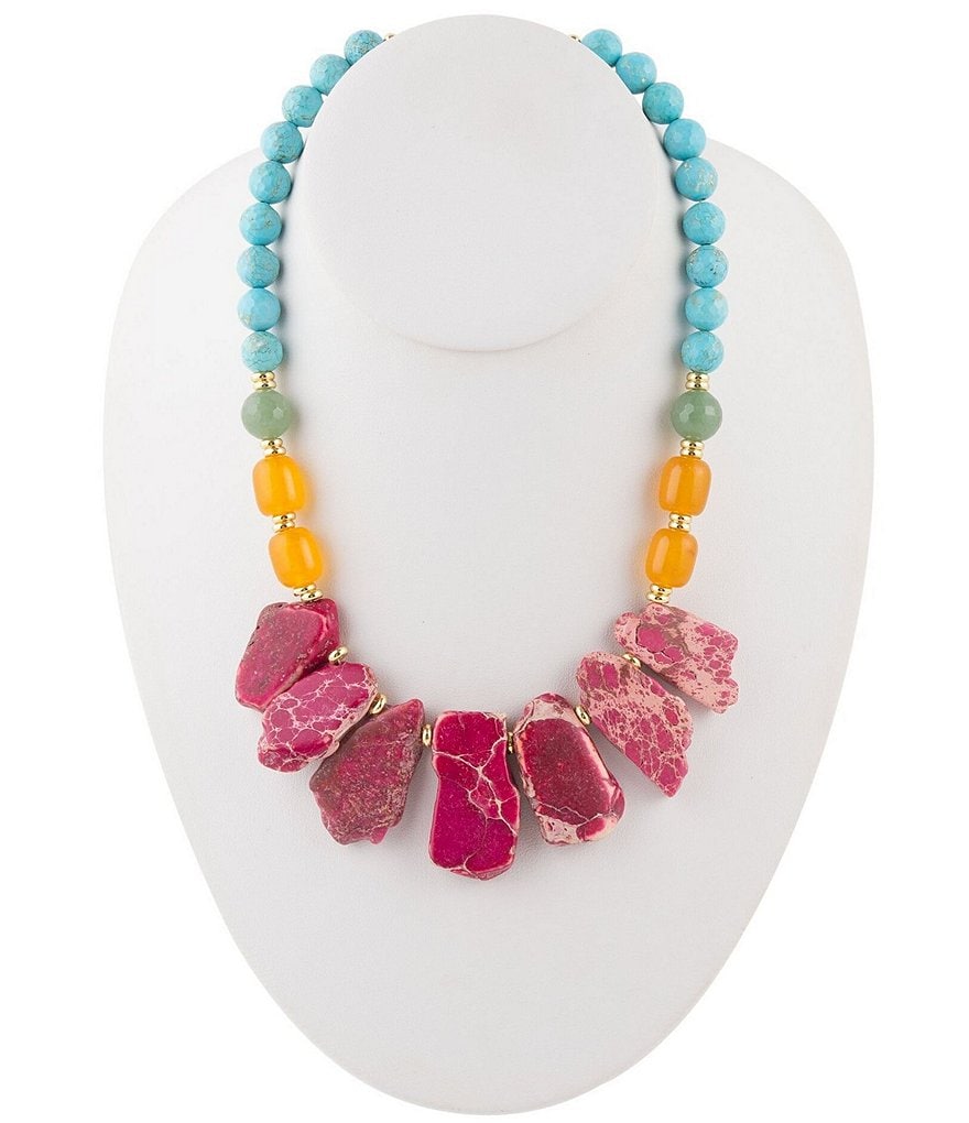 Barse Genuine Stone Necklace