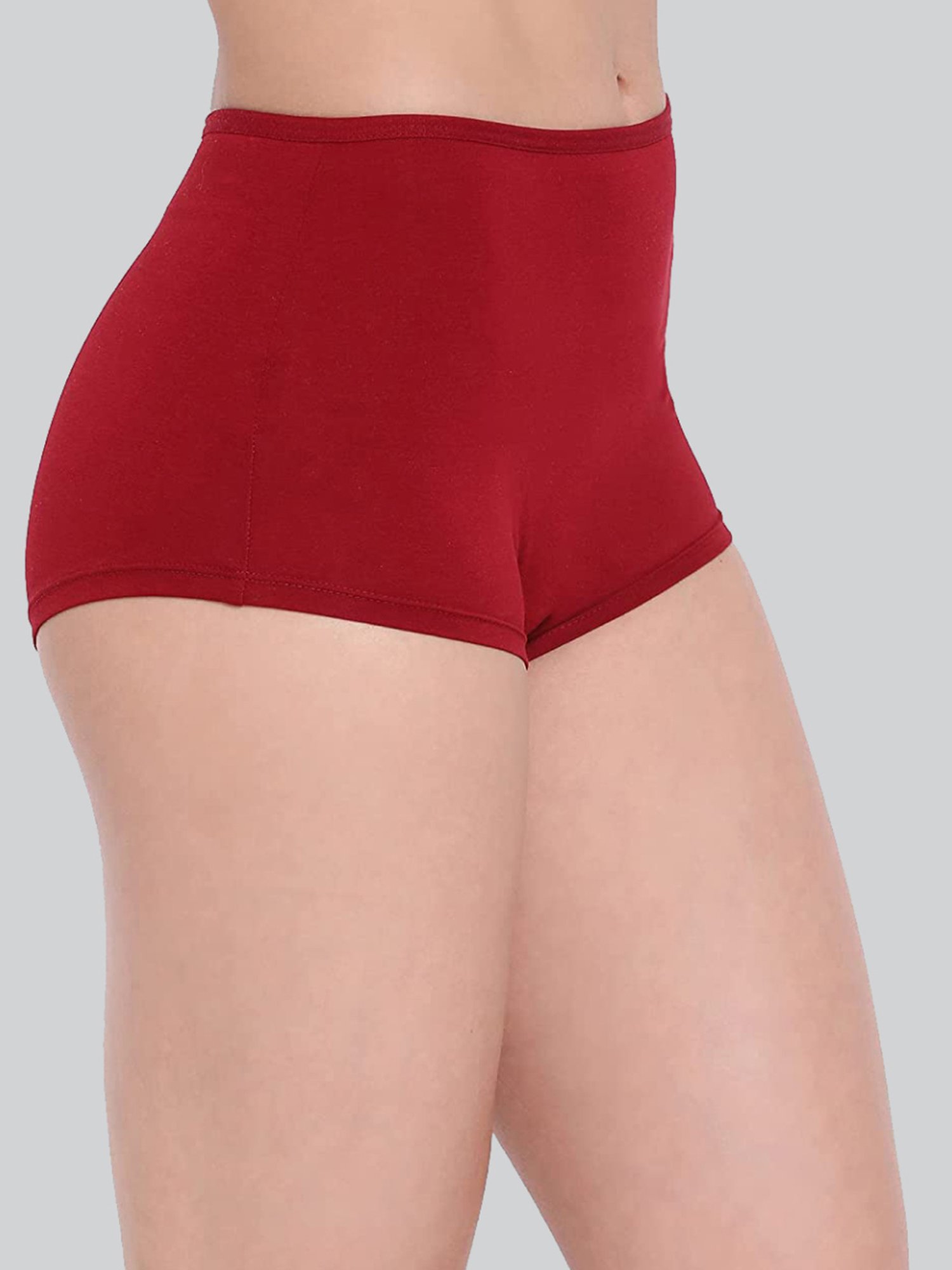 Lyra Assorted Color Cotton Boy Shorts Panties - Pack Of 7