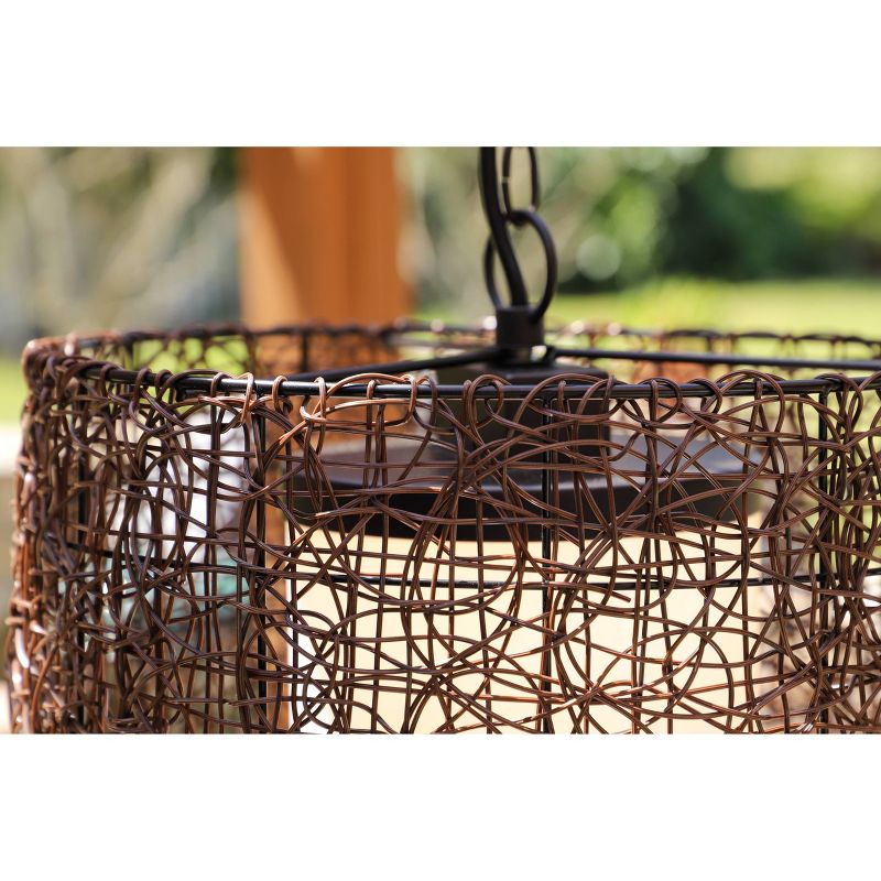 Outdoor Pendant Light Kenroy Bronze Metal