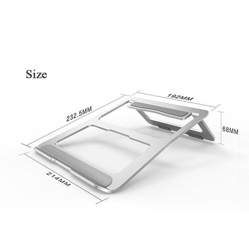 Foldable Laptop Stand Macbook Pro Aluminum Adjustable Desktop Tablet Holder Desk Table Mobile Phone Stand For iPad Air Notebook