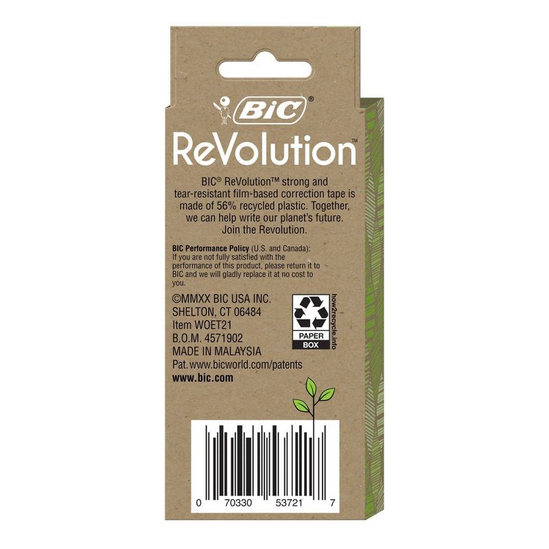 BiC 2pk ReVolution Correction Tape