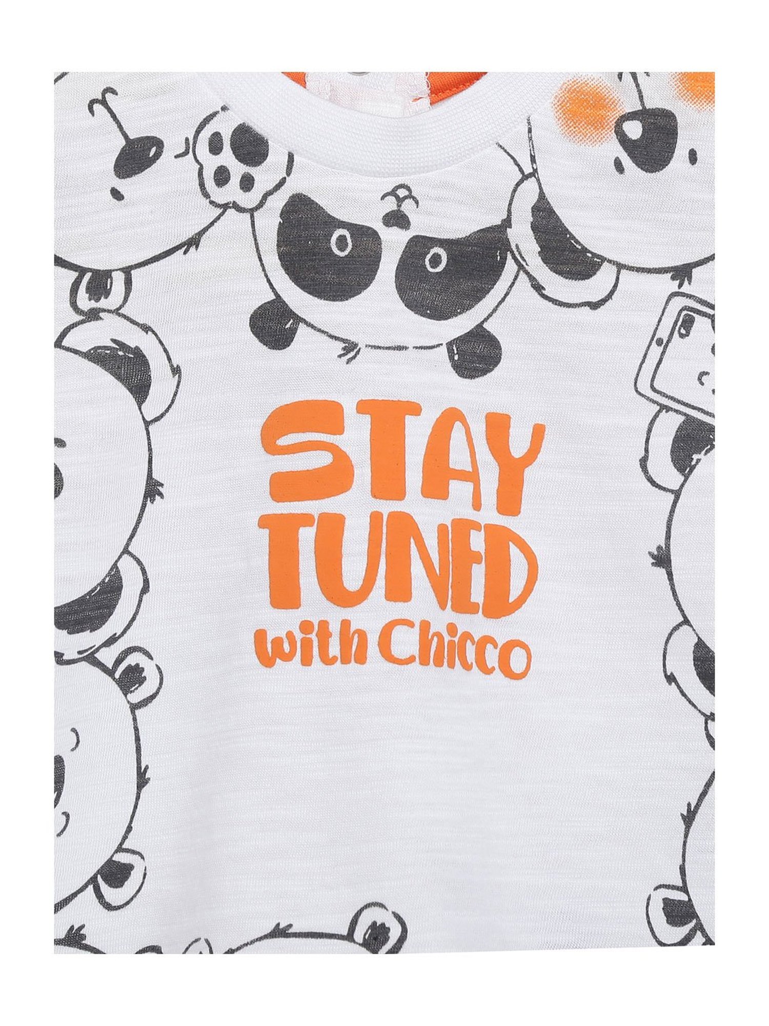 Chicco Kids White Printed T-Shirt