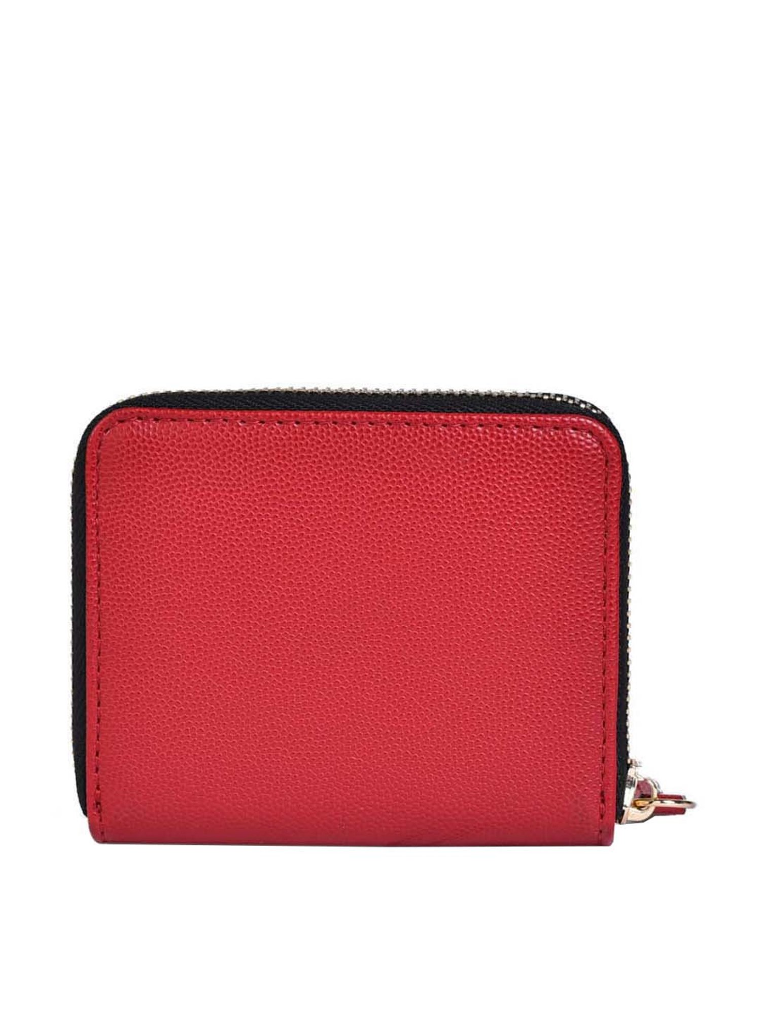 BELWABA Red Solid Zip Around Wallet for Women