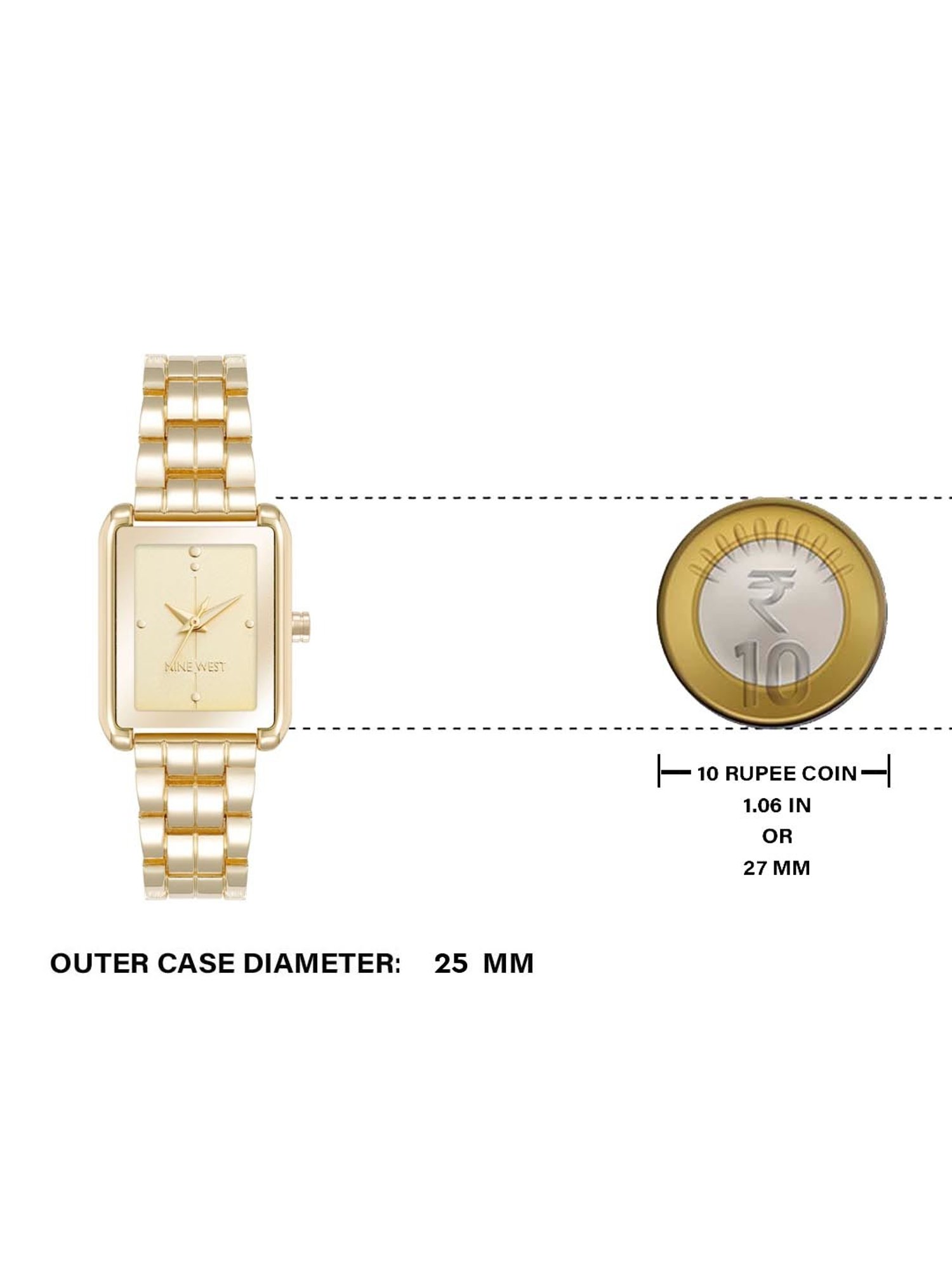 Nine West NW-3064CHGB Analog Watch for Women