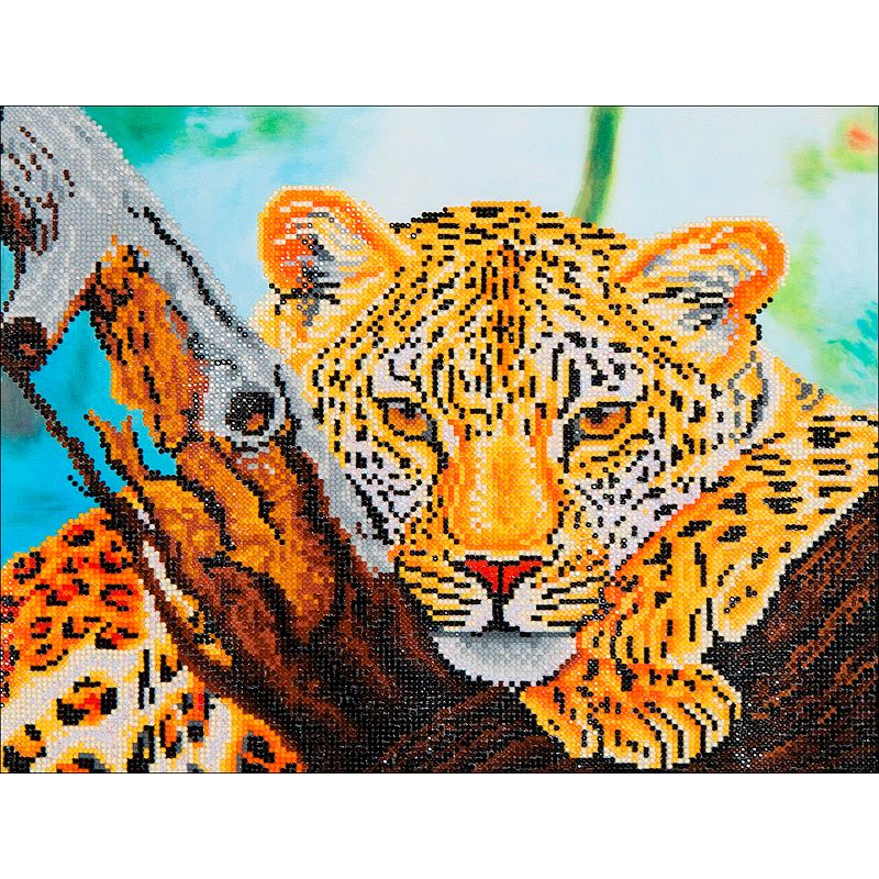 Diamond Dotz Diamond Embroidery Facet Art Kit 21.75"X17.25"-Leopard Look