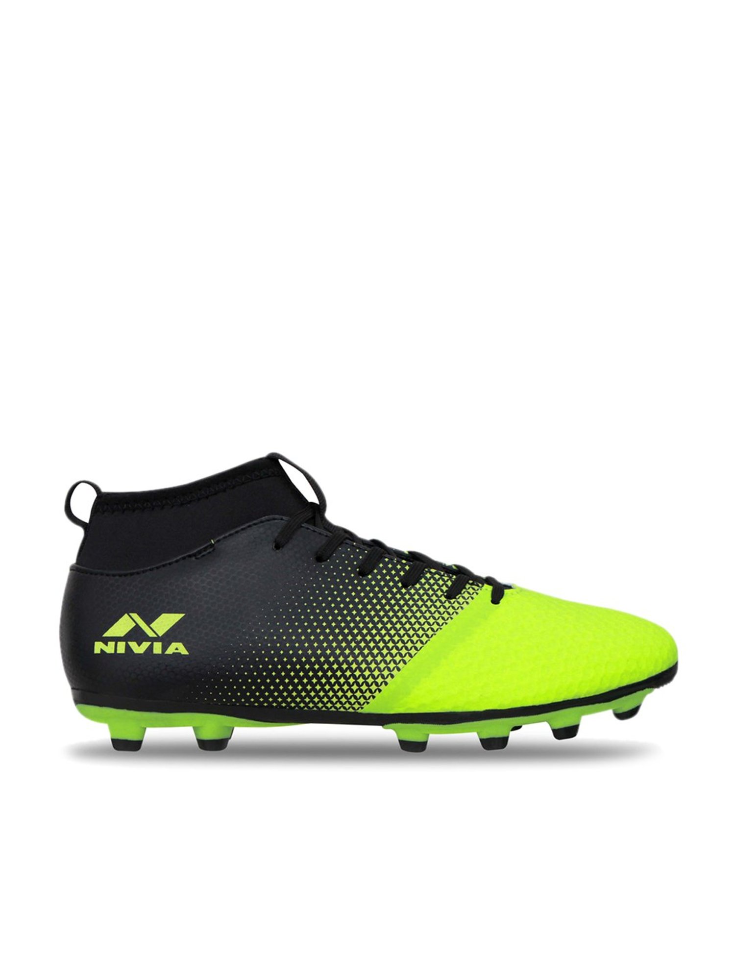 Nivia Ashtang Studds Green & Black Football Shoes