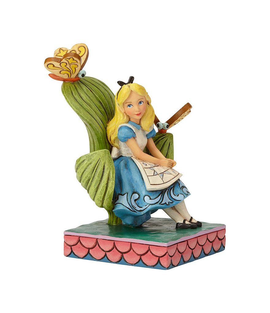 Disney Traditions Collection by Jim Shore Alice In Wonderland #double;Curiouser & Curiouser#double; Figurine