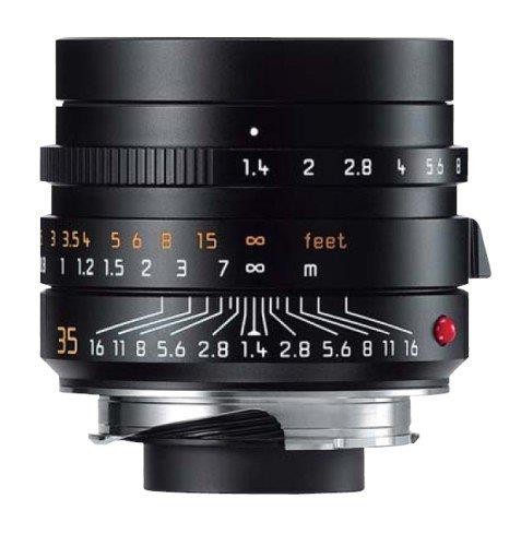 Leica Summilux-M 35mm f/1.4 ASPH Lens (Black) (International Model no Warranty)