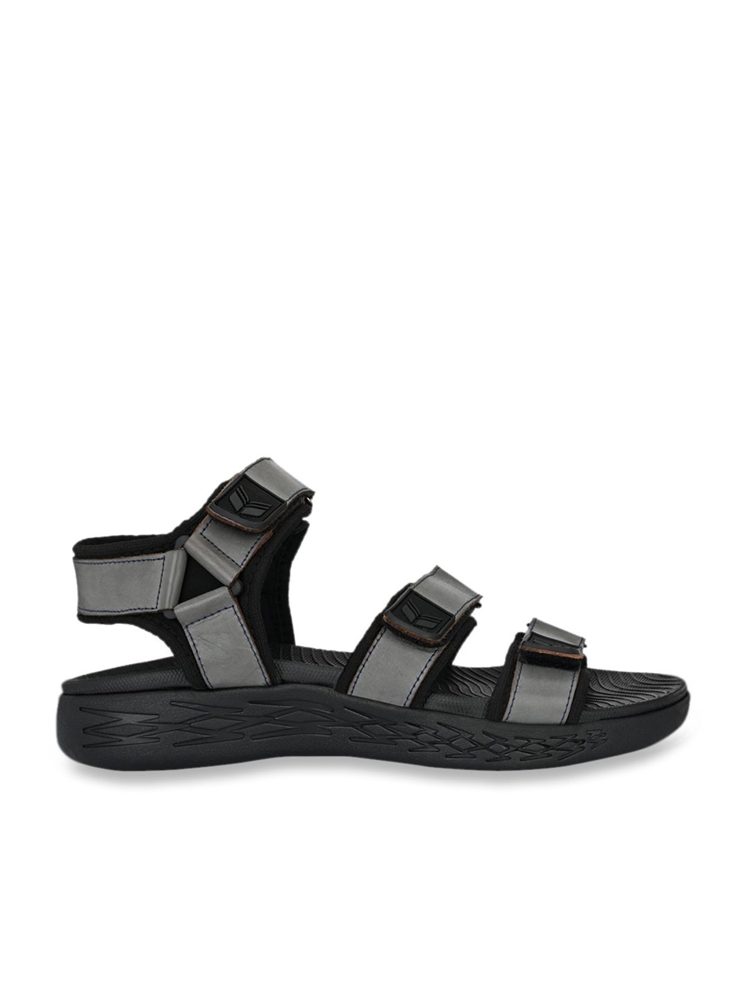 Delize Men's Grey Floater Sandals