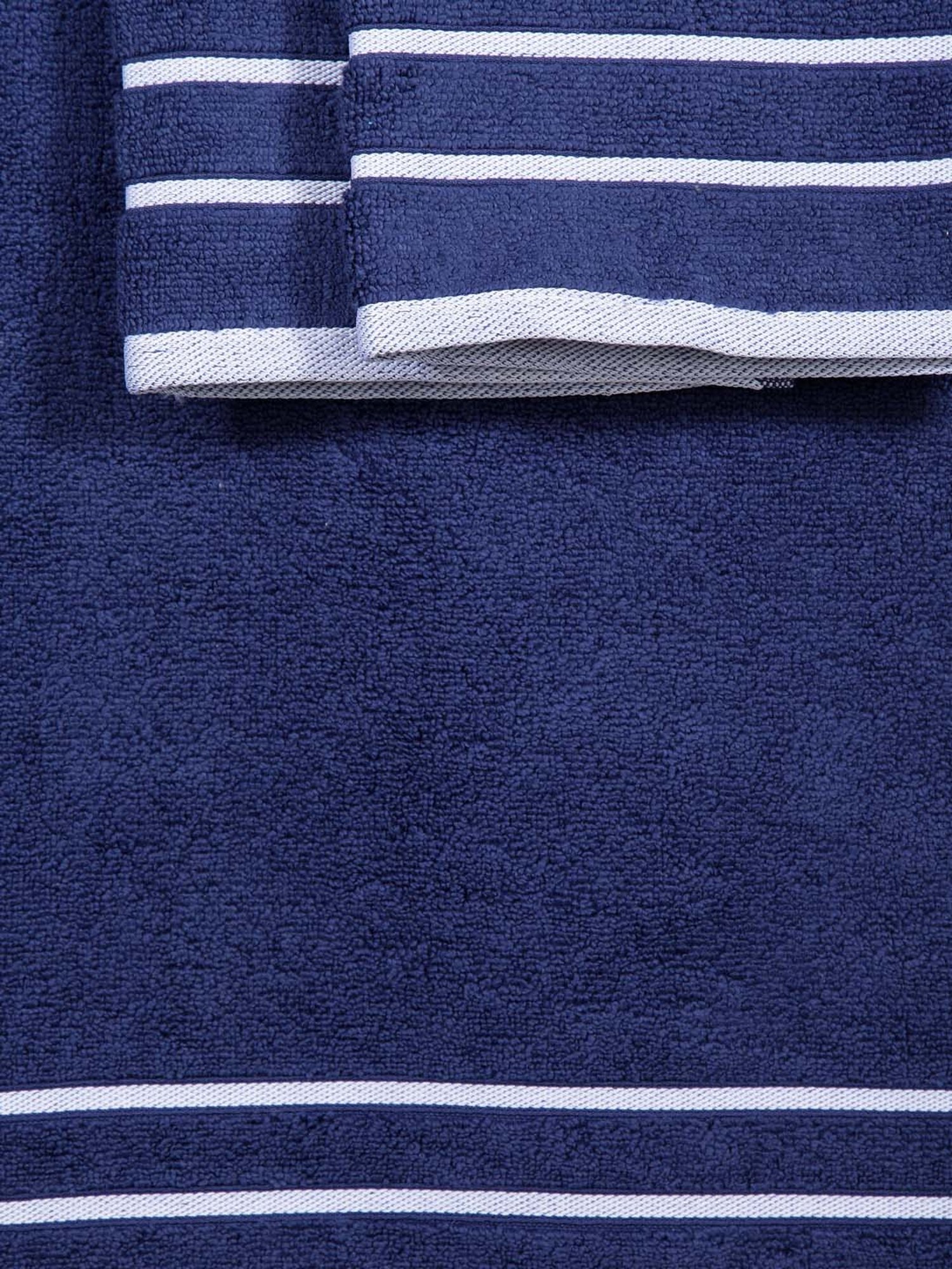 Mark Home 100% Cotton 500 GSM Zero Twist Simply Soft Navy Towel Set