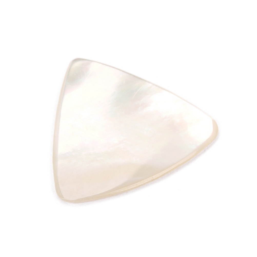 White Abalone Guitar Picks Plectrums Shell Guitar Finger Picks for for Acoustic and Electric Guitar Bass Accessories 28 x 27 x 1.5 mm