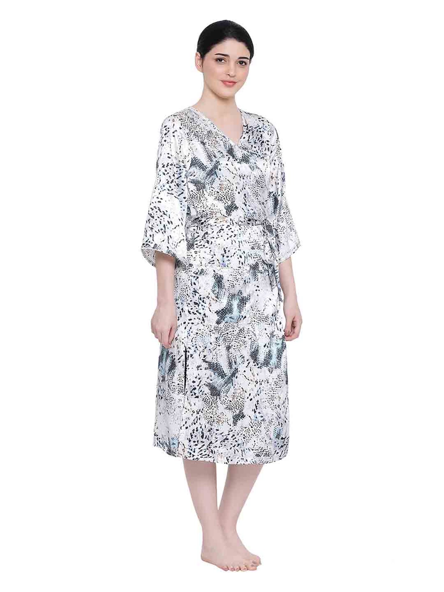 Oxolloxo Multicolor Wild Squad Diva Nightwear Cover Up