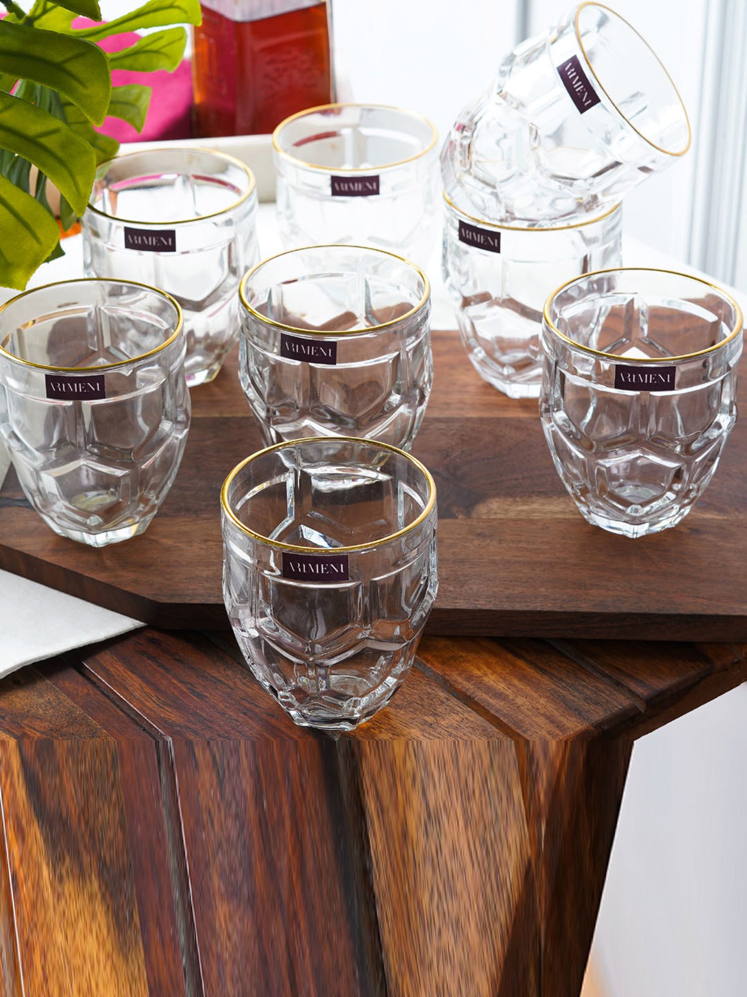 Mikasa Julie Transparent Glass Flute Glass (0.266 L) - Set of 4