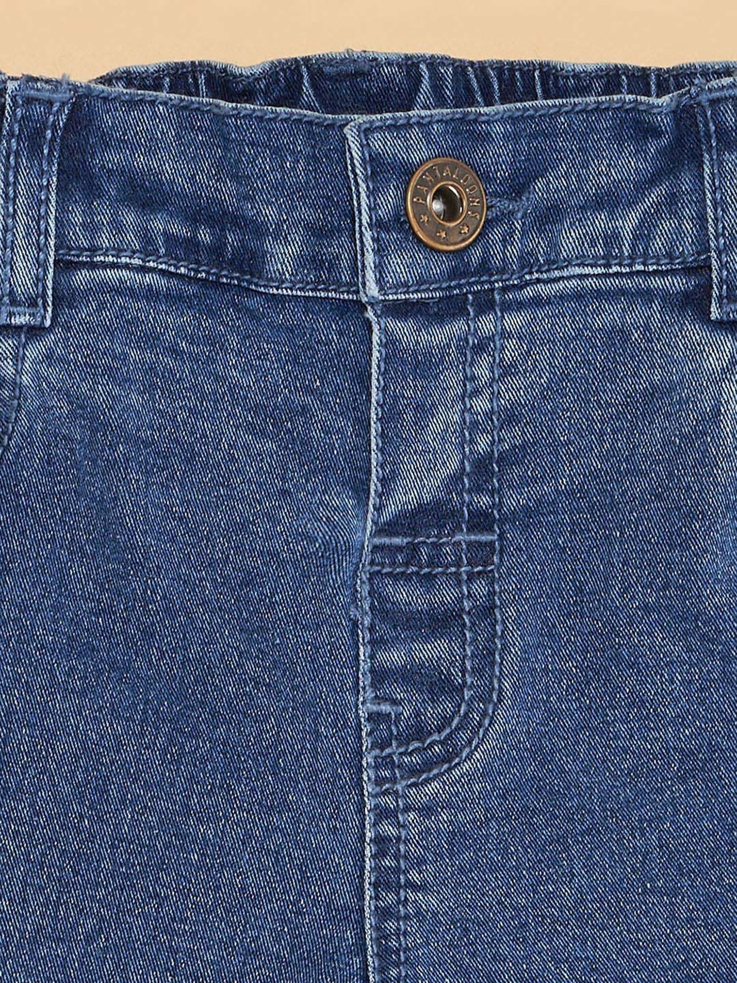 Pantaloons Baby Blue Cotton Regular Fit Jeans