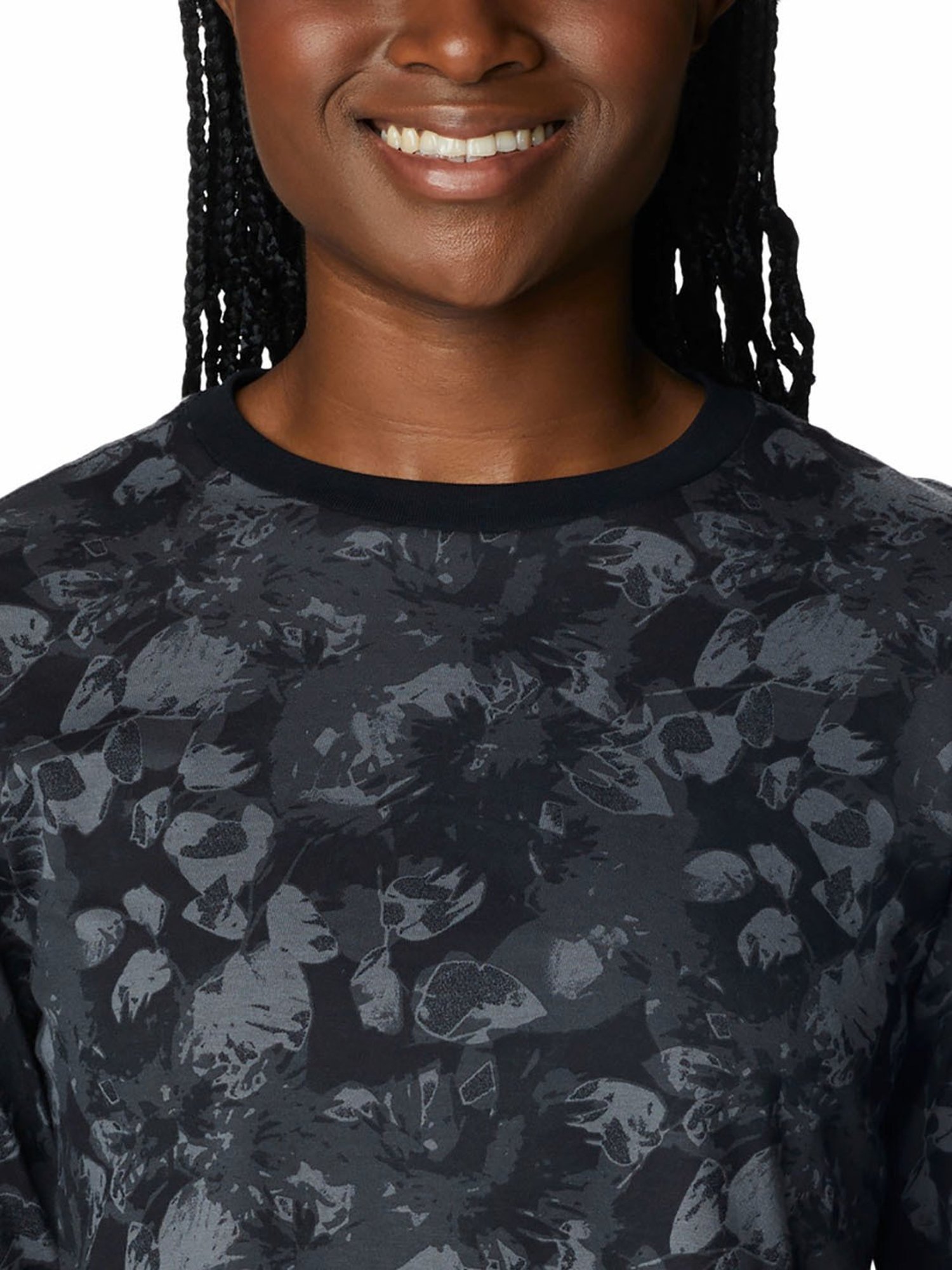 Columbia Black Round Neck North Cascades T-Shirt