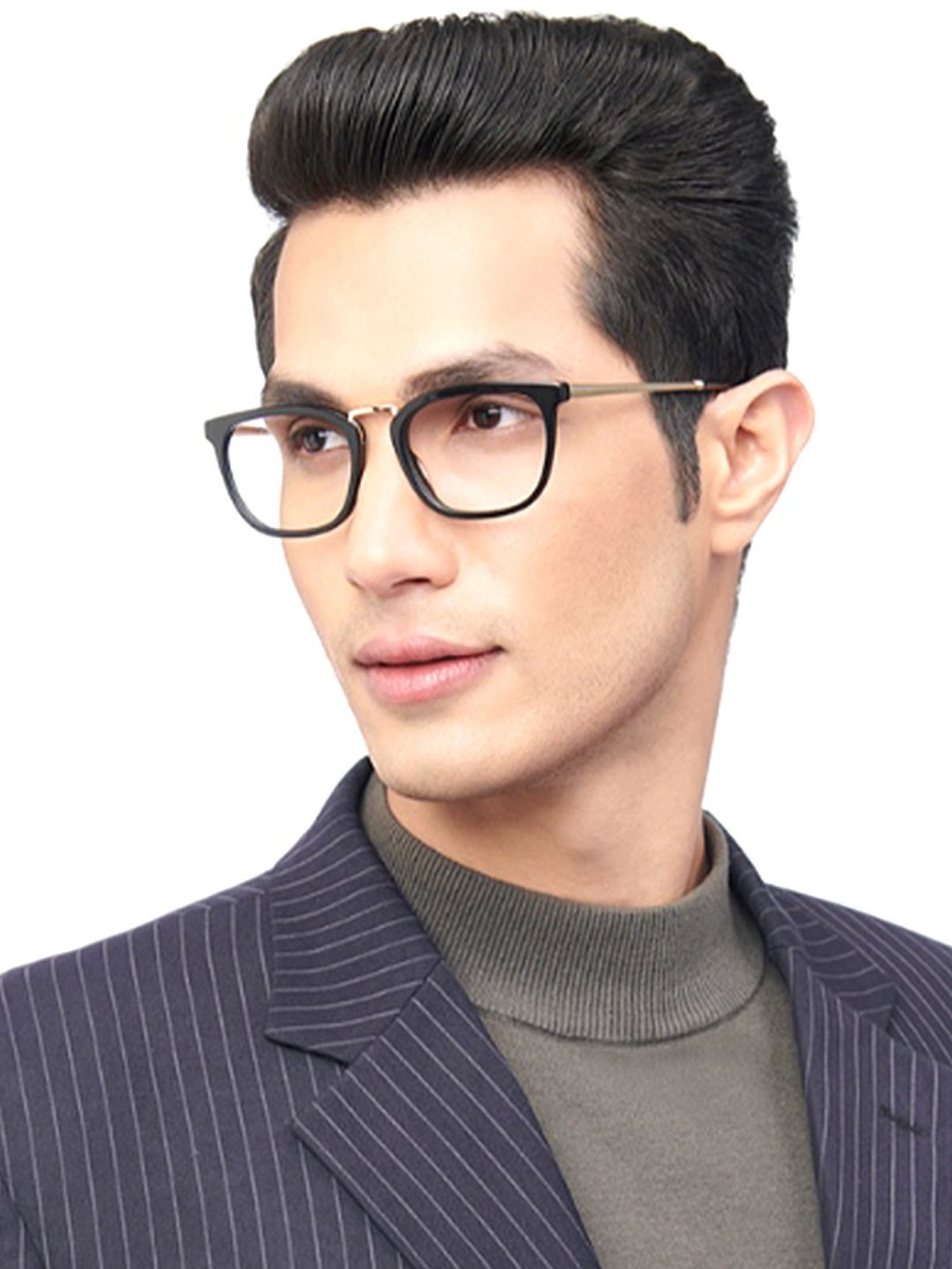 Carolina Herrera Brown Full Rim Round Eye Frame For Women