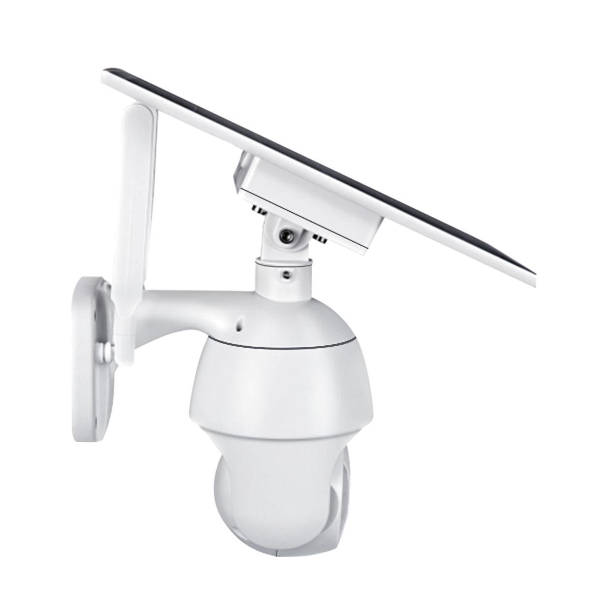 ESCAM 1080P 4G PT IP Solar Camera With Solar Panel Two Way Audio Cloud Storage