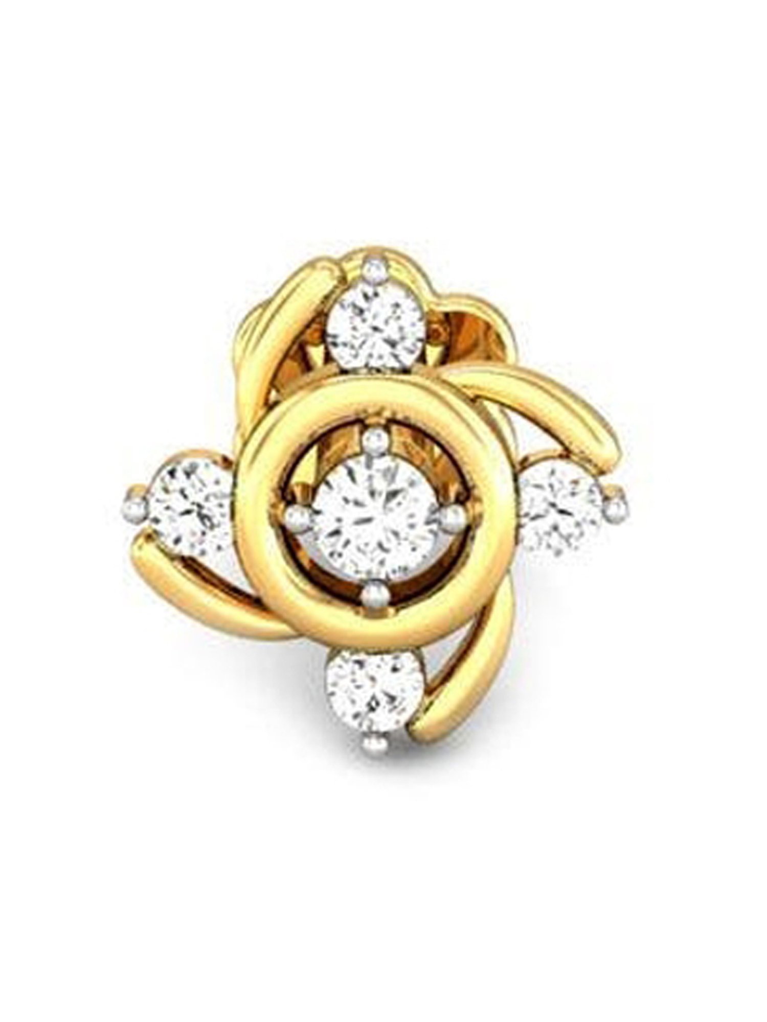 Joyalukkas 18k Gold & Diamond Nosepin
