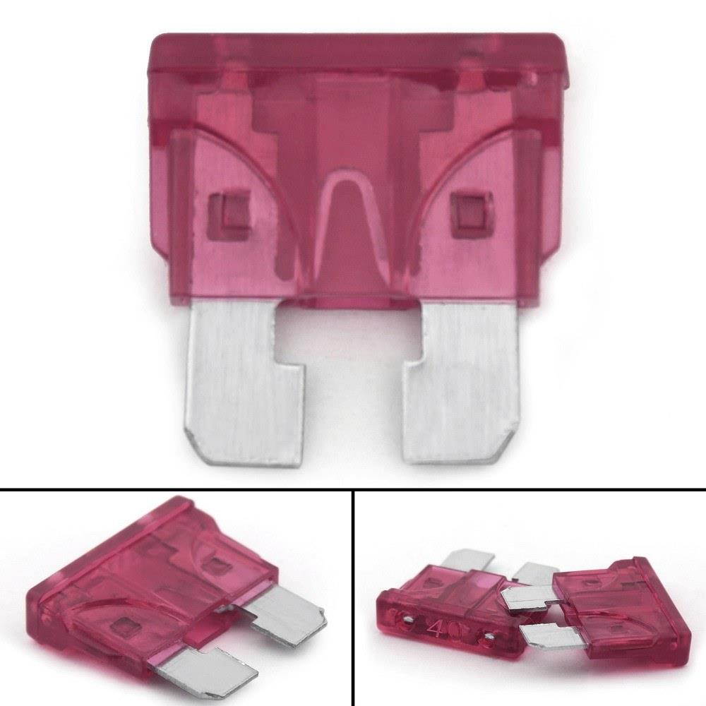 140PCS 2A-40A Automotive Standard Medium Auto Holder Car ATO Plug-in Blade Fuse Assortment Boat Motorcycle Truck Secondary Size Blade Replacement Fuses Kit