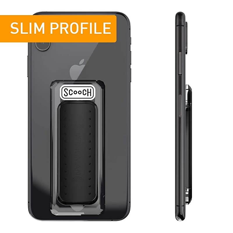 WINGBACK | Pop Up Phone Grip & Stand for Phones and Tablets (Black)