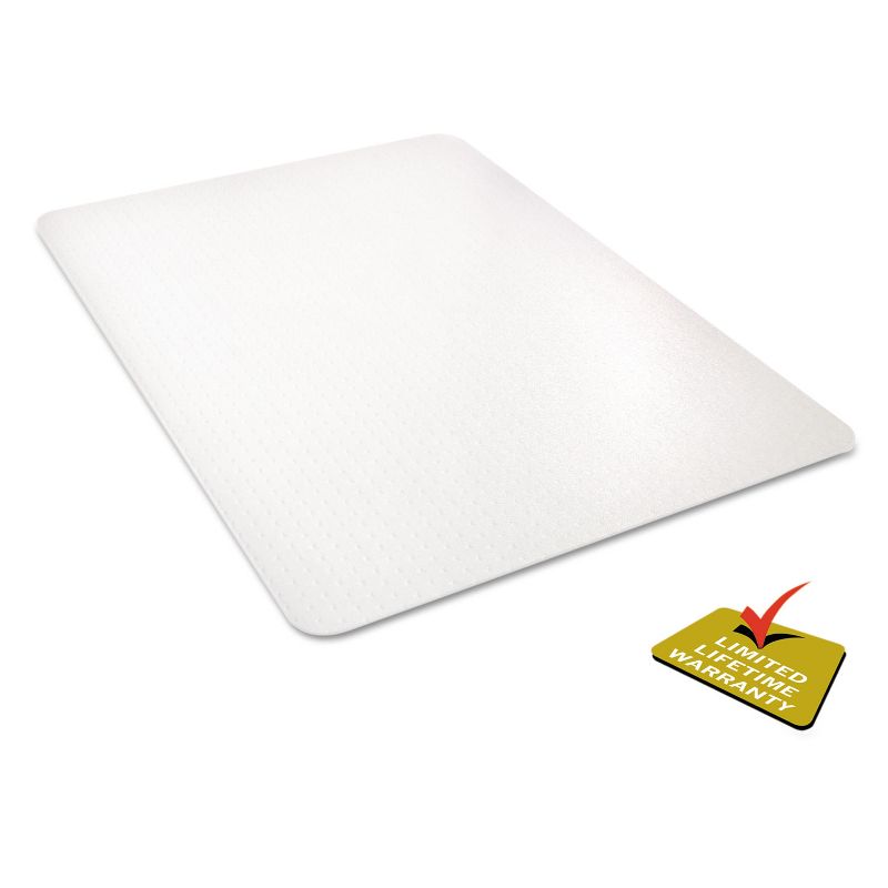 3'x4' Rectangle Solid Office Chair Mat Clear - Deflecto