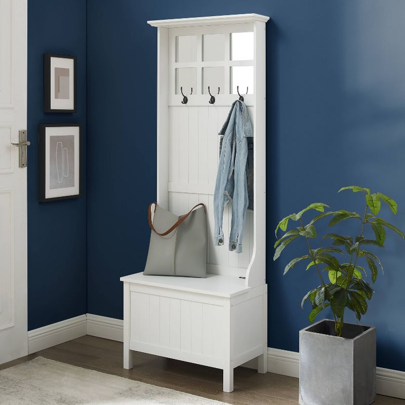 Santa Fe Hall Tree Brown - Linon