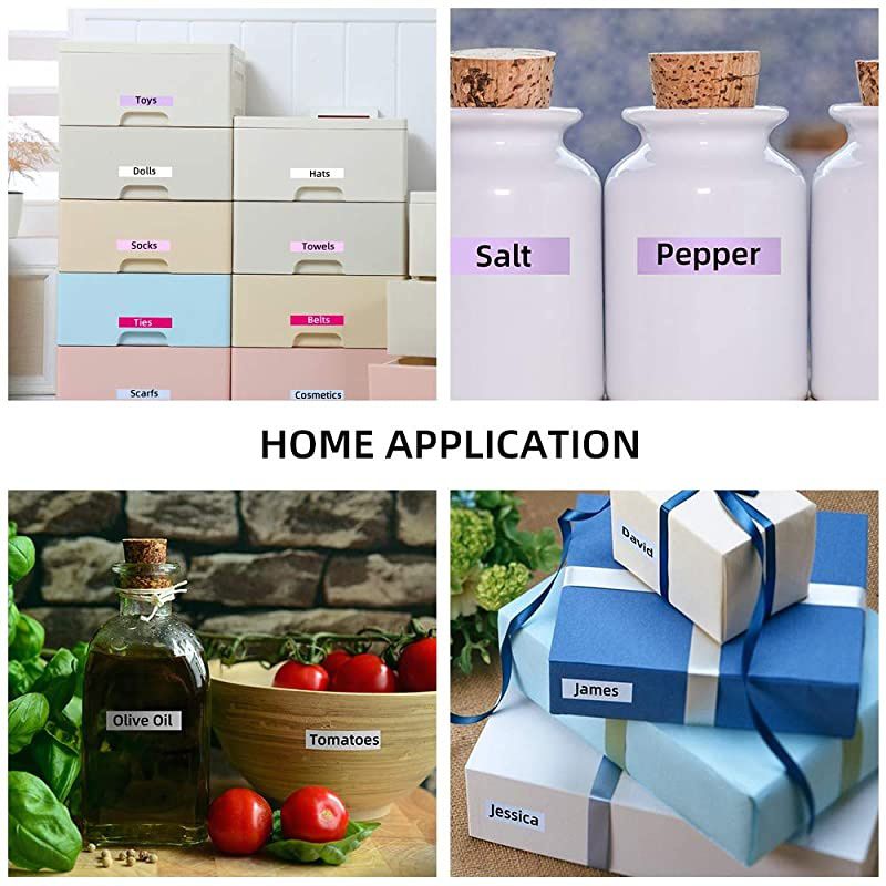 Compatible 1 Inch Label Tape Replacement for Brother TZe251 Ptouch Label Tape 24mm 094 Laminated White TZe251 TZe TZ Tape for Brother PTouch PTD600 PTP710BT PTP750W Label Maker 4Pack