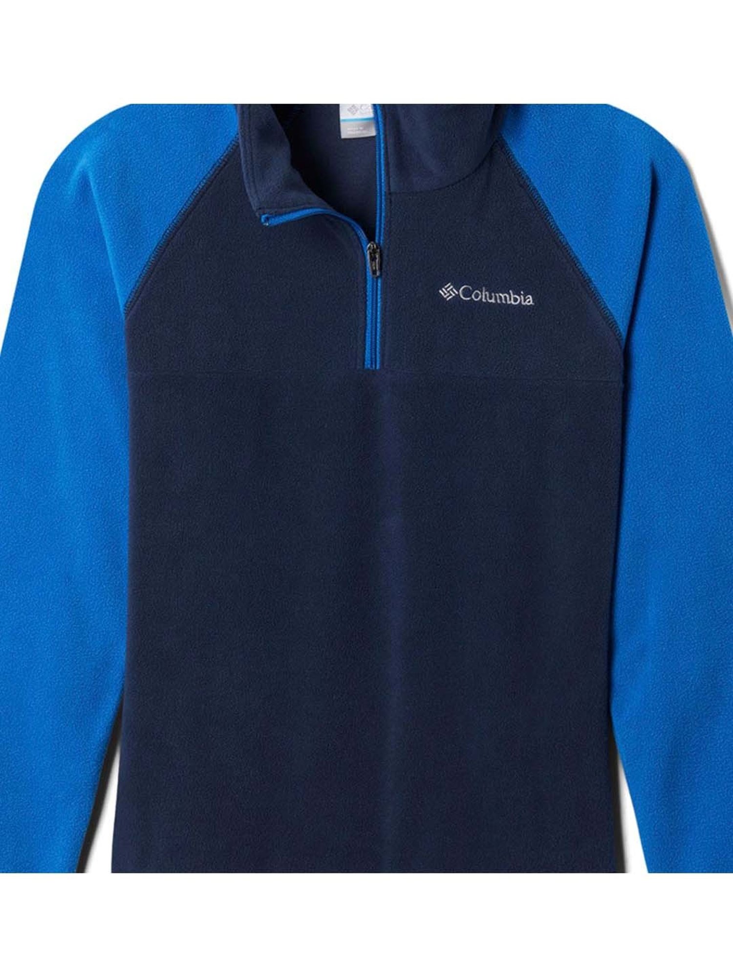 Columbia Kids Glacial Blue Color Block Full Sleeves Jacket