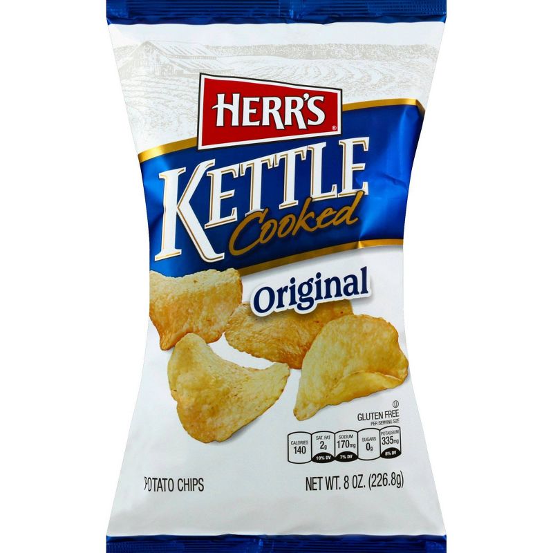 Herr's Original Kettle Cooked Potato Chips - 8.5oz