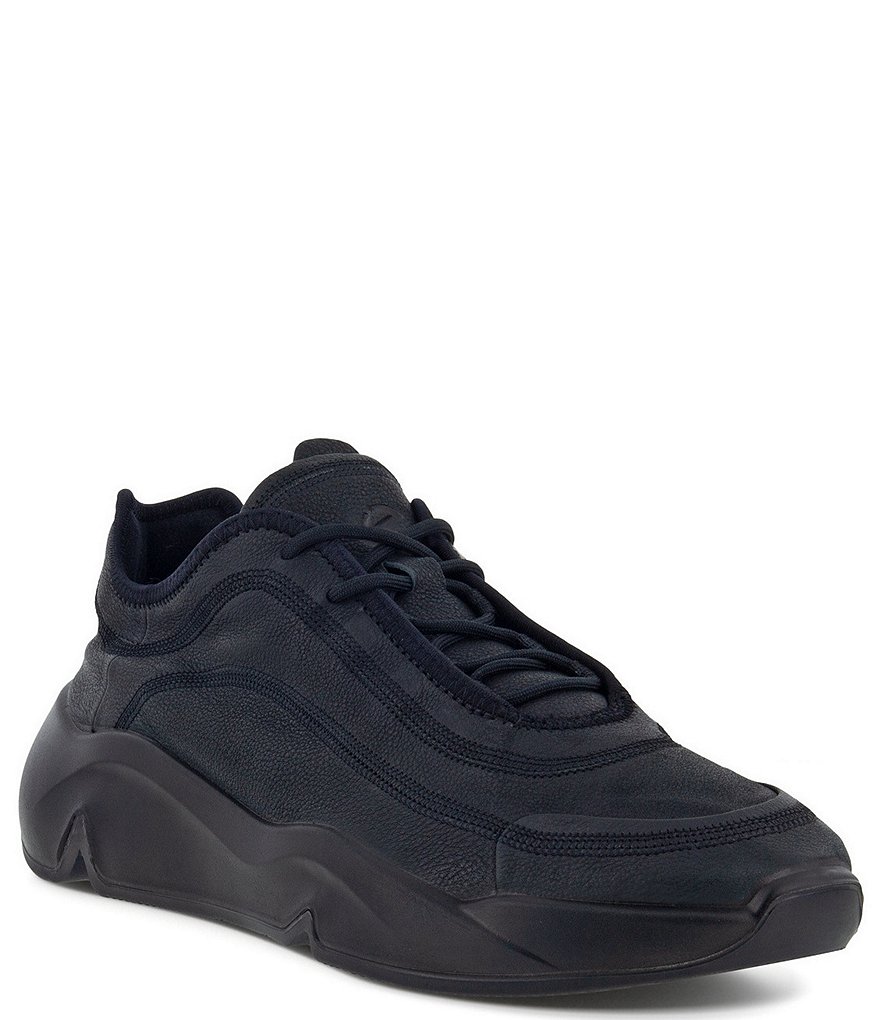 ECCO Men's Chunky Retro Leather Lace-Up Sneakers