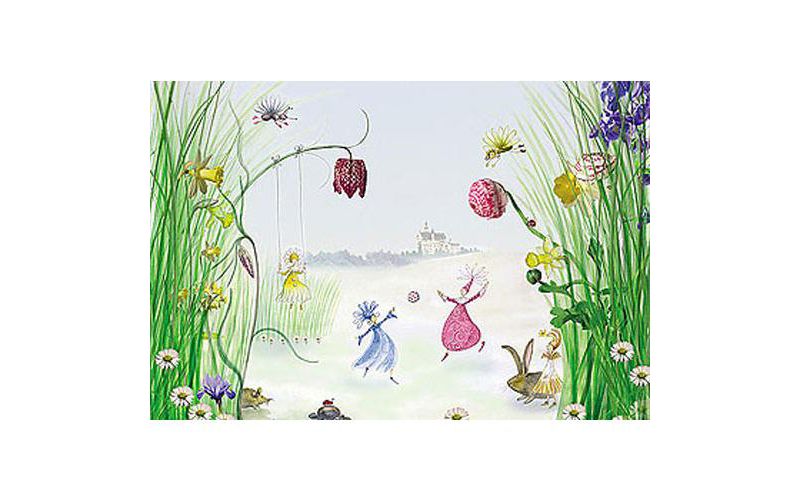 Princess Flower Neuschwanstein Castle Wallpaper Mural - Komar..