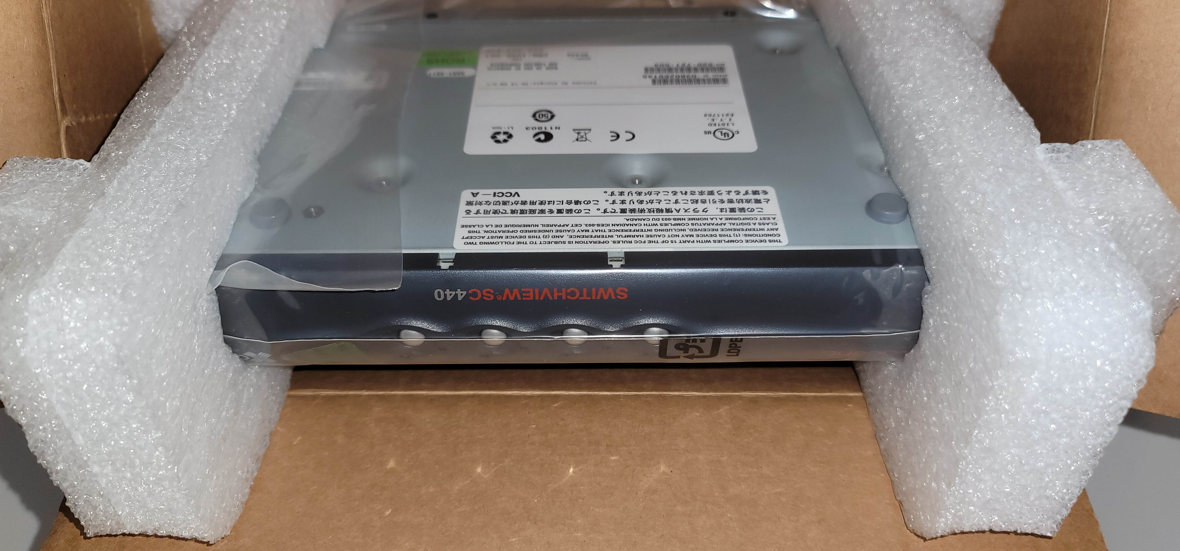 Avocent SC440-001 SwitchView SC 1 x 4 Secure KVM Desktop Appliance