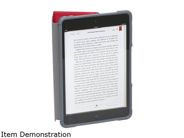 STM Red Dux Rugged Case for iPad mini 4 - Red STM-222-104GZ-29