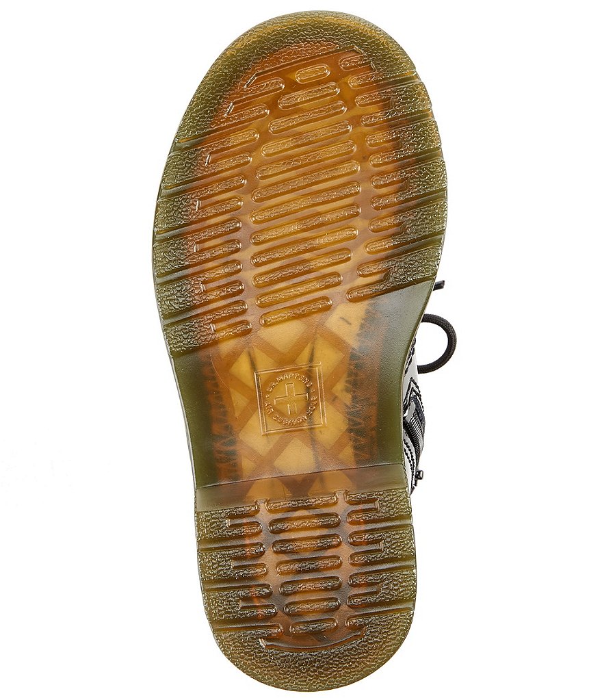 Dr. Martens Girls' 1460 Zip-Up Patent Leather Combat Boots (Toddler)