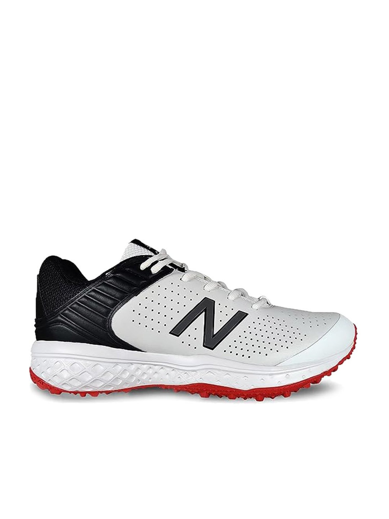 New Balance Men's 4020 White Cricket Shoes