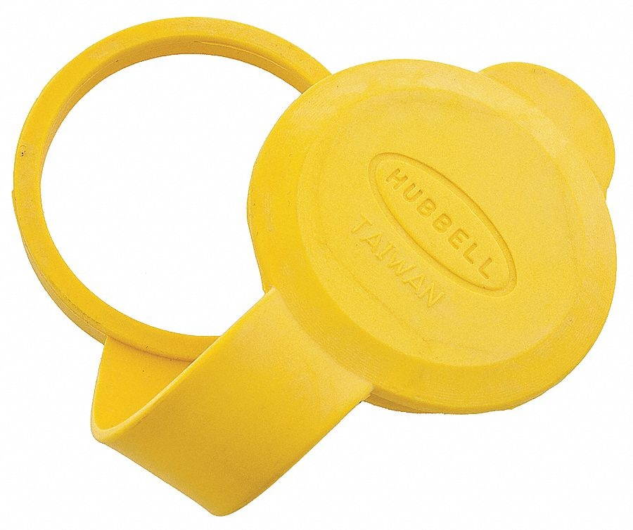 Closure Plug, Yellow, For Use With Marine Seal Tite Boot 3D945