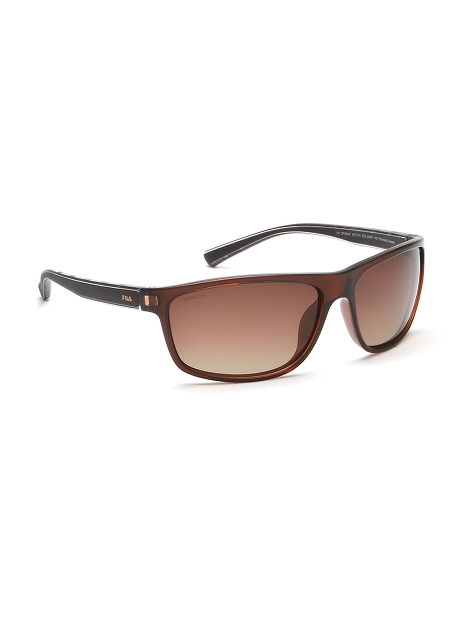 Fila Brown Rectangular UV Protection Unisex Sunglasses