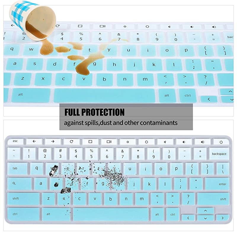 Chromebook Keyboard Cover Skin Compatible Chromebook R 11 CB5-132T CB3-131 for Chromebook R 13 CB5-312T Keyboard Covers for Chromebook 14 15 CB3-431 CP5-471 CB3-531 CB5-571 C910