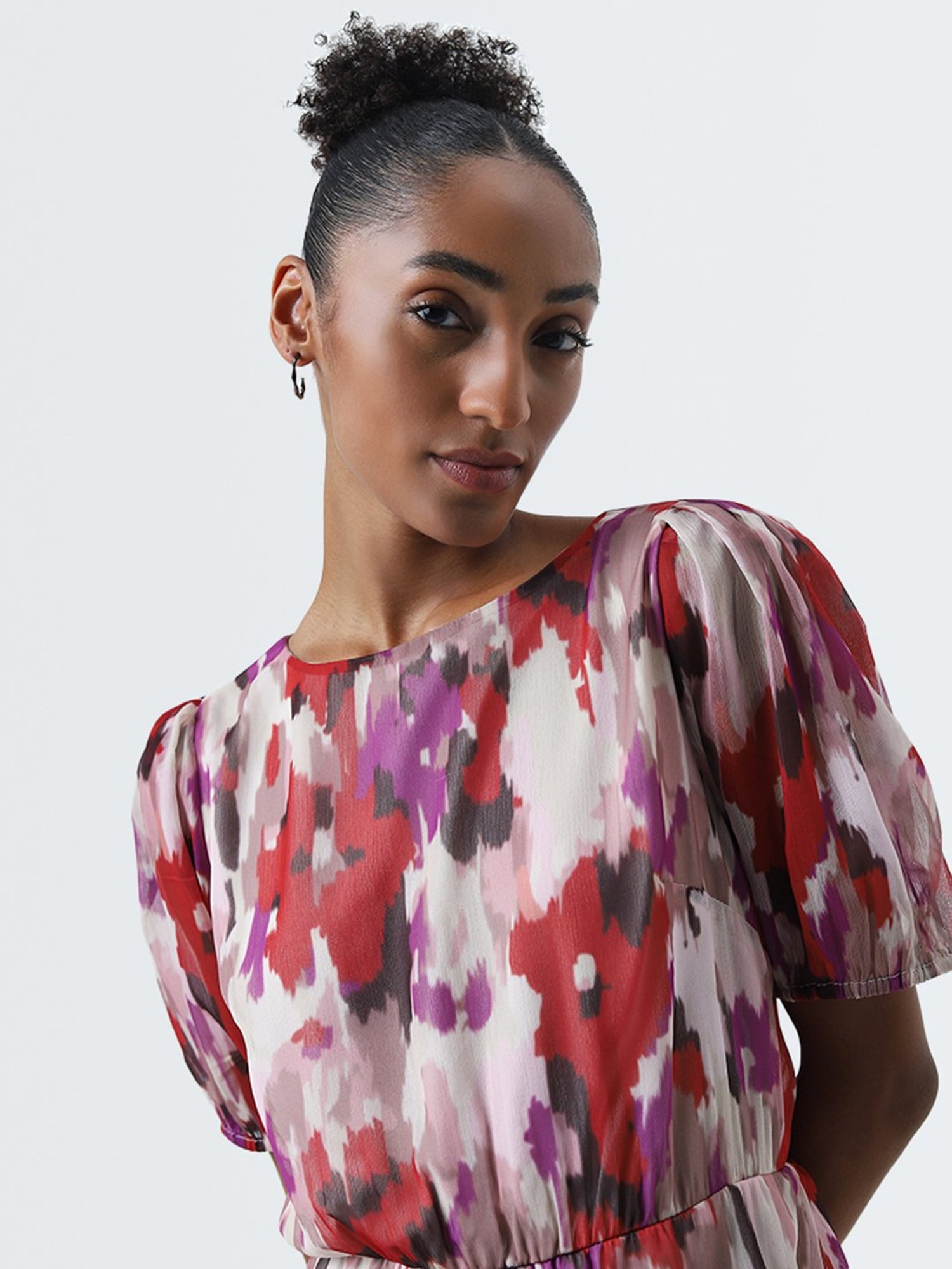 Wardrobe by Westside Multicolour Floral Printed Top