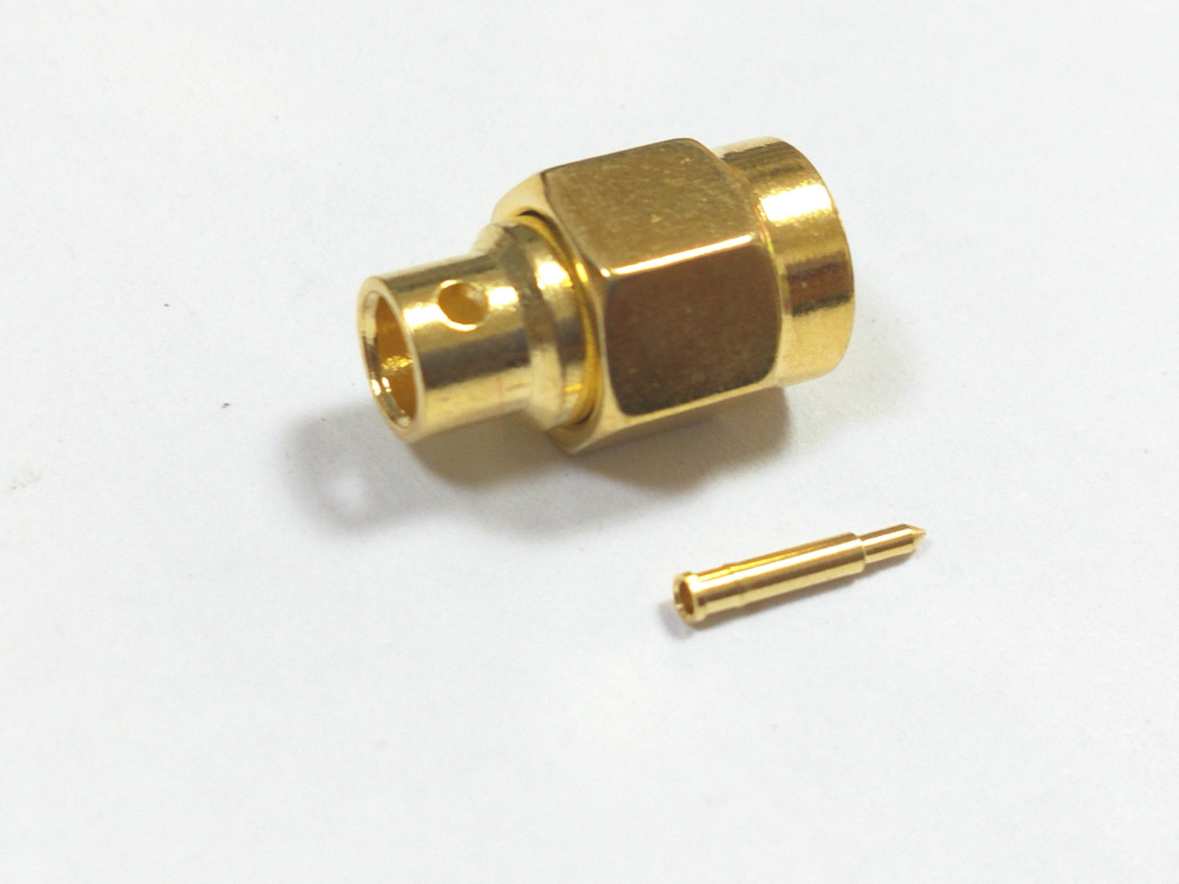 SMA Male Plug Solder FOR Semi-rigid RG402 cable connector